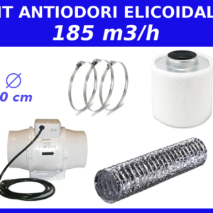 kit antiodori aspiratore 185m3/h