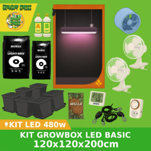 Kit coltivazione Growbox 120x120