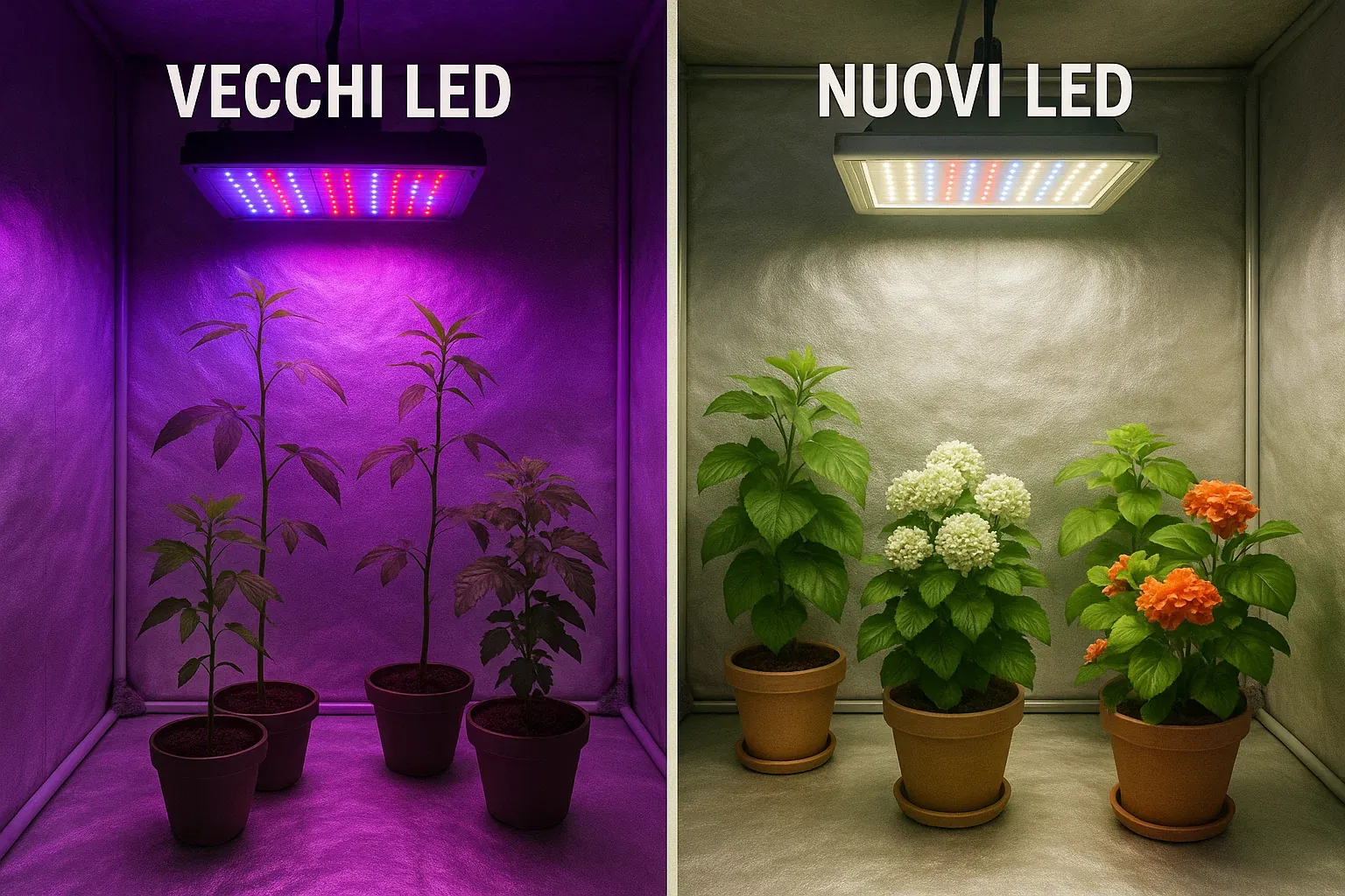 LED coltivazione indoor
