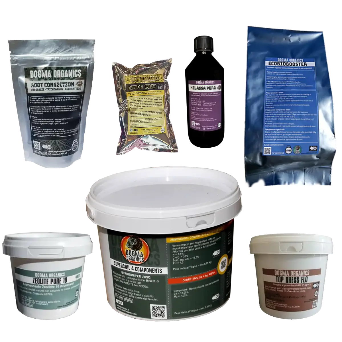 kit supersoil dogma organics 50/60L