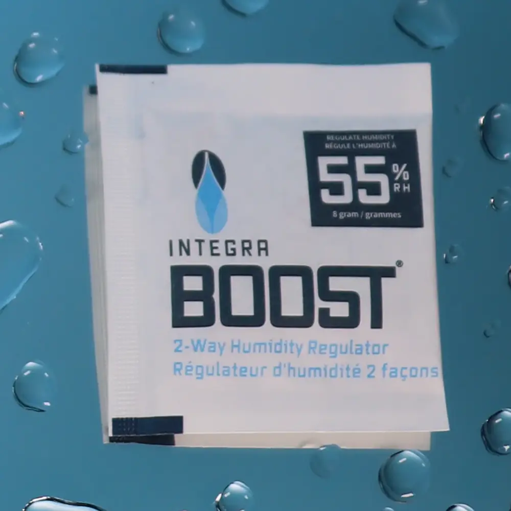 Integra Boost 55% 8g – Regolatore di Umidità a Doppia Via - Imbustato Singolarmente - immagine 2